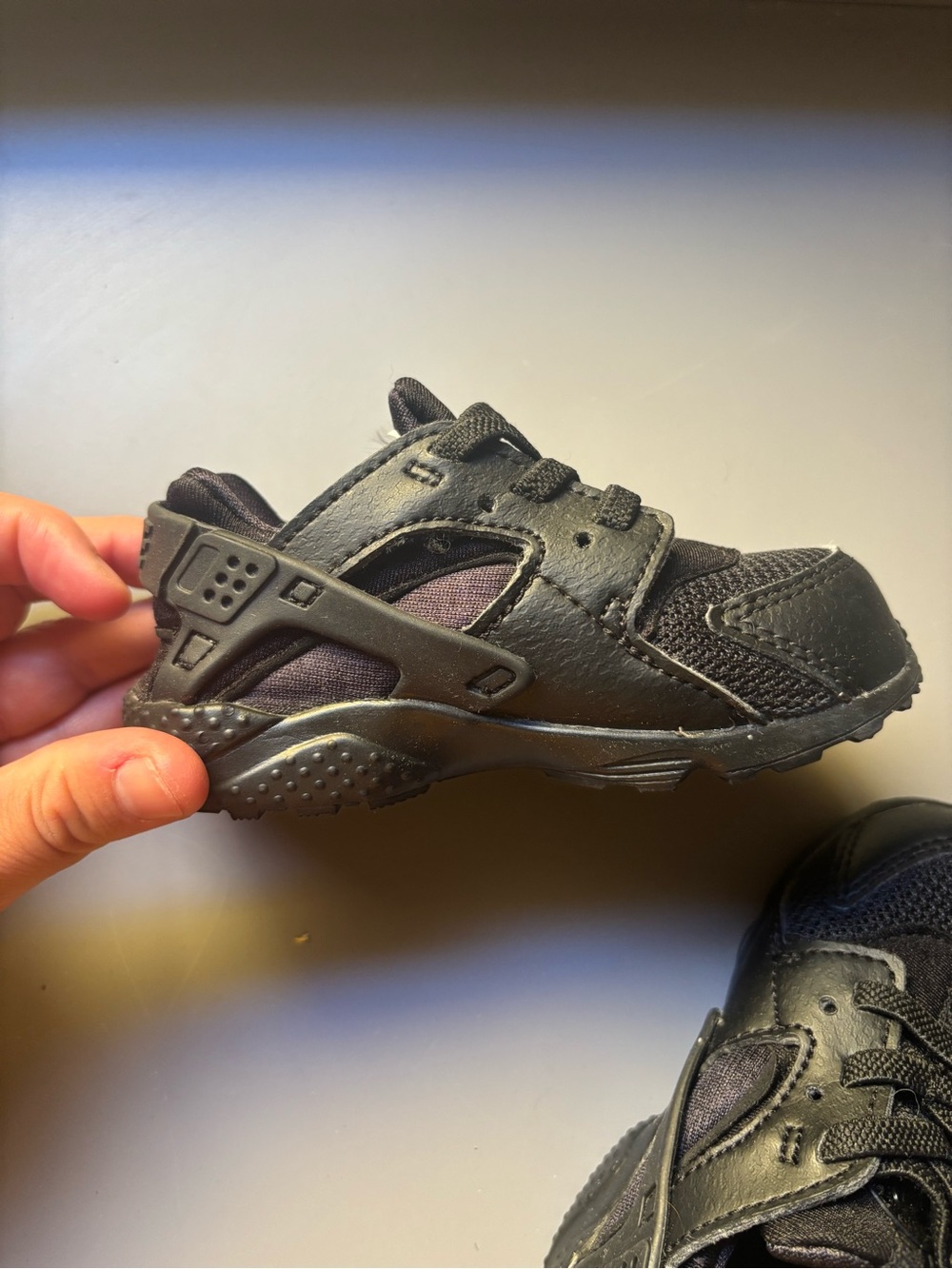 Nike Kids All-Black Casual Sneakers